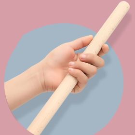 Yoga Stick Shape Round Wooden Shoulder