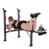 CAP Strength Standard Weight Bench with Leg Developer, 150lb upright weight capacity