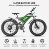 Hot Fat Tire Adults Electric Bicycle 26 In. Electric Mountain Bike; All Terrain e-bike Ebike 48V 15AH ; S18