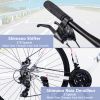 24 Speed Hybrid bike Disc Brake 700C Road Bike For men women's City Bicycle