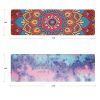 Yoga Mat Suede Tie-Dye Non-Slip Fitness Losing Weight Slim Aerobic Yoga Pad Camping Exercise Massage Pilates Gym Sports Mat