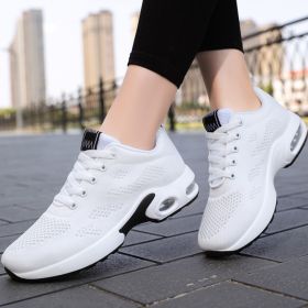 Women's Fashion Casual Mesh Sports Shoes (Option: White-41)