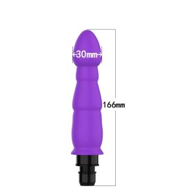 Modified Fascia Gun Silicone  Accessories Head (Option: R2 purple-12to13mm)