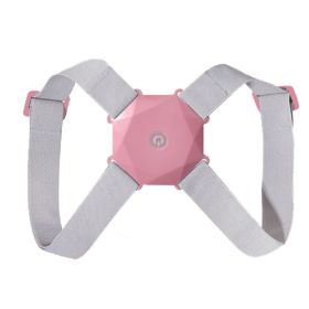 Children's Intelligent Induction Hunchback Correction Belt Can Be Adjusted (Option: Pink-USB)