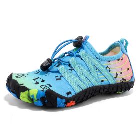 Children's Fashion Simple Water Sports Shoes (Option: Moonlight-27)