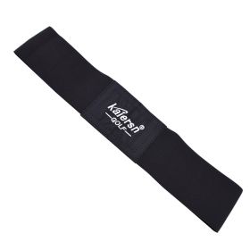 Golf Swing Hand Motion Corrector Swing Posture Fixed Elastic Arm Assist Posture Correction Strap (Option: 7X39CM-Black with LOGO)