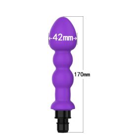 Modified Fascia Gun Silicone  Accessories Head (Option: R1 purple-12to13mm)