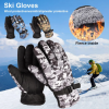 Waterproof Ski Gloves Winter Snow Outdoor Sport Women Men Warm Snowmobile Motorcycle Touch Screen Snowboard Ski Gloves