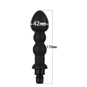 Modified Fascia Gun Silicone  Accessories Head (Option: R1 black-18to19mm)