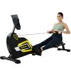 Magnetic Rowing Machine Folding Rower with 14 Level Resistance Adjustable, LCD Monitor and Tablet Holder for Foldable Rower Home Gym Cardio Workout