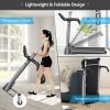 Compact Electric Folding Running and Fitness Treadmill with LED Display