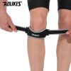 Aolikes 1pc Adjustable Knee Strap; Patellar Tendon Pressurized Protector; Support Slider Pad Guard For Badminton Running