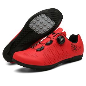 Men's And Women's Fashion Outdoor Casual Mountain Riding Shoes (Option: T28 Red Rubber Type-47)